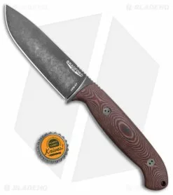 Bradford Knives Guardian5.5 Fixed Blade Knife 3D Red Richlite (5" Nimbus) -Avokelavavat Sales Store Bradford Knives Guardian5.5 Fixed Blade 3D Richlite Sabre Nimbus BHQ 141424 jr bottlecap