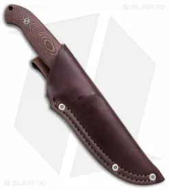 Bradford Knives Guardian5.5 Fixed Blade Knife 3D Red Richlite (5" Nimbus) -Avokelavavat Sales Store Bradford Knives Guardian5.5 Fixed Blade 3D Richlite Sabre Nimbus BHQ 141424 jr sheath