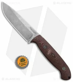 Bradford Knives Guardian5.5 Fixed Blade Knife 3D Red Richlite (5" SW) -Avokelavavat Sales Store Bradford Knives Guardian5.5 Fixed Blade 3D Richlite Sabre SW BHQ 141426 jr bottlecap