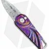 Brian Tighe Custom Tighe Nee Automatic Knife Timascus (1.9" Damasteel)