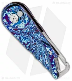 Brian Tighe Custom Tighe Nee Automatic Knife Timascus (1.9" Mirror) -Avokelavavat Sales Store Brian Tighe Custom Tighe Nee Timascus Mirror BHQ 71560 jr spine