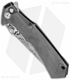 Brian Tighe Custom Tighe Tac Tanto Knife Zirconium (4" Damasteel) -Avokelavavat Sales Store Brian Tighe Custom Tighe Tac Tanto Zirconium Damasteel BHQ 71558 jr spine