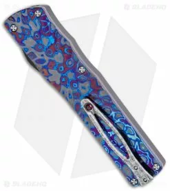 Brian Tighe & Friends Brian Tighe Custom Twist Tighe Dagger OTF Black/Timascus (3.75" Damacore) 2 11 Brian Tighe & Friends Brian Tighe Custom Twist Tighe Dagger OTF Black/Timascus (3.75" Damacore) 2 -Avokelavavat Sales Store Brian Tighe Custom Twist Tighe Dagger Black Timascus Damacore BHQ 115803 jr side