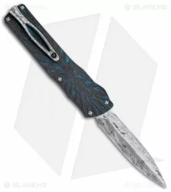 Brian Tighe & Friends Brian Tighe Custom Twist Tighe Dagger OTF Blue Fat CF (3.75" Damasteel)