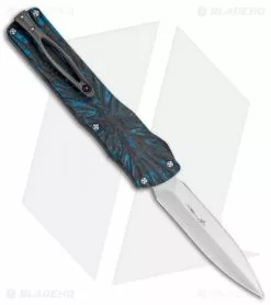 Brian Tighe & Friends Brian Tighe Custom Twist Tighe Dagger OTF Blue Fat CF (3.75" Satin)