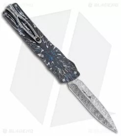 Brian Tighe & Friends Brian Tighe Custom Twist Tighe Dagger OTF Fat Carbon Fiber (3.75" Damasteel)