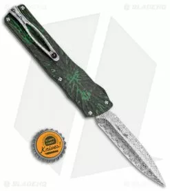 Brian Tighe & Friends Brian Tighe Custom Twist Tighe Dagger OTF Green Fat CF (3.75" Damasteel) -Avokelavavat Sales Store Brian Tighe Custom Twist Tighe Dagger Green Fat Carbon Damasteel BHQ 115800 jr bottlecap