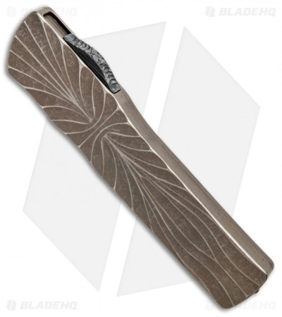 Brian Tighe Custom Twist Tighe Tanto D/A OTF Automatic Knife (3.6" Hand Satin) 4 Brian Tighe Custom Twist Tighe Tanto D/A OTF Automatic Knife (3.6" Hand Satin) - Image 2