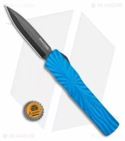 Brian Tighe & Friends Twist Tighe D/E OTF Automatic Knife Blue (3.6" DLC) -Avokelavavat Sales Store Brian Tighe Friends Twist Tighe OTF Automatic Knife Blue Black DLC BHQ 99660 ns bottlecap