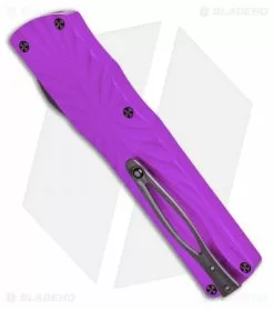Brian Tighe & Friends Twist Tighe D/E OTF Automatic Knife Purple (3.6" DLC) -Avokelavavat Sales Store Brian Tighe Friends Twist Tighe OTF Automatic Knife Purple DLC Dagger BHQ 99662 ns side
