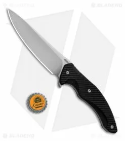 Brous Blades T5 Fixed Blade Knife Black G-10 (5.1" Stonewash) -Avokelavavat Sales Store Brous Blades T5 Fixed Black G 10 SW BRB154 BHQ 52639 jr bottlecap