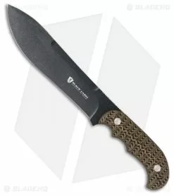Browning Black Label Stow-Away Survival Fixed Blade Knife Tan G-10 (8.5" Black) -Avokelavavat Sales Store Browning Black Label Stow Away Survival tan G10 Black BHQ 40758 er side