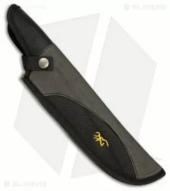 Browning Hog Hunter Fixed Blade Knife Black Rubber (6.75" Satin) 5 Browning Hog Hunter Fixed Blade Knife Black Rubber (6.75" Satin) -Avokelavavat Sales Store Browning Hog Hunter black rubber satin BHQ 40914 er sheath