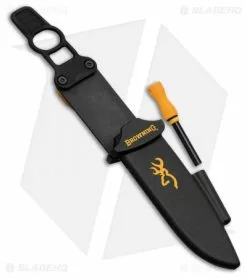 Browning Ignite Fixed Blade Knife Black/Orange (4" Black) 3220161 -Avokelavavat Sales Store Browning Ignite Black Orange black BHQ 40753 er sheath