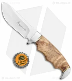 Browning Skinner Fixed Blade Brown Burl Wood (3.75" Satin) -Avokelavavat Sales Store Browning Skinner Brown Burl Wood Satin BHQ 40856 jr bottlecap