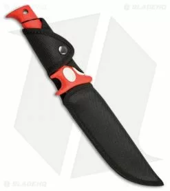 Bubba Blade Bayou Fixed Blade Knife Red TPR (6" Two-Tone) -Avokelavavat Sales Store Bubba Blade Bayou Red TPR TT BHQ 84660 jr sheath