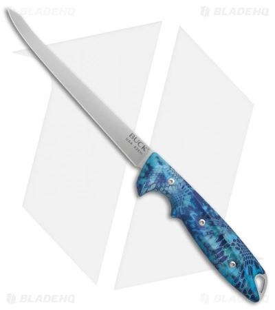 Buck Knives Buck 035 Abyss Fillet Knife Kryptek Pontus (6.5" Satin) 3 Buck Knives Buck 035 Abyss Fillet Knife Kryptek Pontus (6.5" Satin)