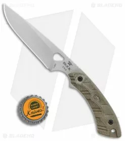 Buck Knives Buck 539 Open Season Small Game Fixed Blade OD Green Micarta (4.25" Satin) -Avokelavavat Sales Store Buck 539 Open Season Small Game OD Green Micarta satin BHQ 79554 er bottlecap
