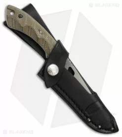 Buck Knives Buck 539 Open Season Small Game Fixed Blade OD Green Micarta (4.25" Satin) -Avokelavavat Sales Store Buck 539 Open Season Small Game OD Green Micarta satin BHQ 79554 er sheath