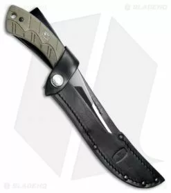 Buck Knives Buck 541 Open Season Boning Knife Fixed Blade OD Green Micarta (4.25" Satin) -Avokelavavat Sales Store Buck 541 Open Season Boning Knife OD Green Micarta BHQ 79555 jr sheath