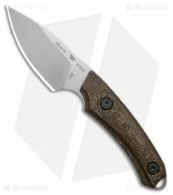 Buck Knives Buck 662 Alpha Scout Fixed Blade Knife Richlite (2.8" Satin) 0662BRS