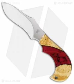 Buck Knives Buck 980 Palm Skinner Fixed Blade Knife Box Elder (4.25" Mirror) 0980RDSLE-B