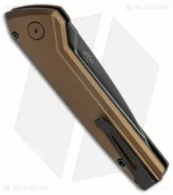 Buck Knives Buck Deploy Automatic Knife Burnt Bronze (3" Gray) 0838BRS1 -Avokelavavat Sales Store Buck Deploy Auto Burnt Bronze Gray BHQ 146019 jr side