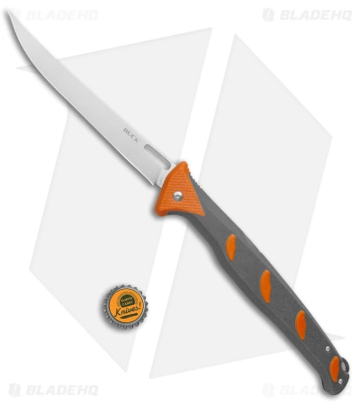 Buck Hookset Fresh Folding Fillet Knife Gray/Orange (6.5" Satin) 0148ORS 7 Buck Hookset Fresh Folding Fillet Knife Gray/Orange (6.5" Satin) 0148ORS - Image 5