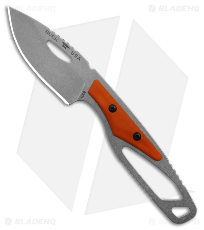 Buck Knives 630 Paklite 2.0 Hide Select Fixed Blade Knife Orange (2.75" Satin) 3 Buck Knives 630 Paklite 2.0 Hide Select Fixed Blade Knife Orange (2.75" Satin)