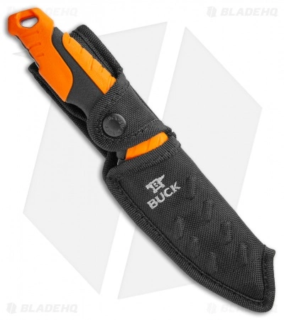 Buck Knives Buck Pursuit Pro Large Fixed Blade Knife Black/Orange (4.5" Satin) 5 Buck Knives Buck Pursuit Pro Large Fixed Blade Knife Black/Orange (4.5" Satin) - Image 3