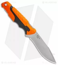 Buck Knives Buck Pursuit Pro Large Fixed Blade Knife Black/Orange (4.5" Satin) 7 Buck Knives Buck Pursuit Pro Large Fixed Blade Knife Black/Orange (4.5" Satin) -Avokelavavat Sales Store Buck Pursuit Pro Large BHQ 115698 jr spine