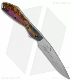 Buck Knives Buck Verge Limited Edition Fixed Blade Knife CF/Ironwood (3.75" Satin) 019IWSLE -Avokelavavat Sales Store Buck Verge Limited Ed CF Ironwood 019IWSLE BHQ 41111 jr spine