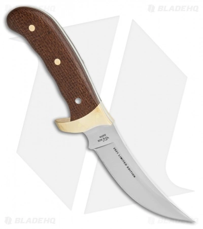 Buck Knives Buck Kalinga Legacy Fixed Blade Knife Brown Burlap Micarta (4.8" Satin) 4 Buck Knives Buck Kalinga Legacy Fixed Blade Knife Brown Burlap Micarta (4.8" Satin) - Image 2