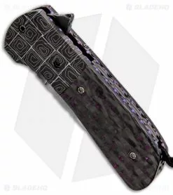 Burr Oak Knives C-MO Flipper Knife Sugilite Carbon Fiber (2.75" San Mai) -Avokelavavat Sales Store Burr Oak Knives C MO Clip Flipper Sugilite Carbong Fiber San Mai BHQ 85804 jr spine