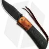 Burr Oak Knives C-MO Clip Point Knife Copper/Corvette Racing CF (2.6" Black) -Avokelavavat Sales Store Burr Oak Knives C MO Clip Point Copper Corvette Racing CF W2 BHQ 85803 jr