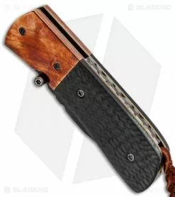 Burr Oak Knives C-MO Clip Point Knife Copper/Corvette Racing CF (2.6" Black) 7 Burr Oak Knives C-MO Clip Point Knife Copper/Corvette Racing CF (2.6" Black) -Avokelavavat Sales Store Burr Oak Knives C MO Clip Point Copper Corvette Racing CF W2 BHQ 85803 jr spine