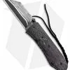 Burr Oak Knives Mini Combat Utility Knife Carbon Fiber/Sugilite (3.375" San Mai)