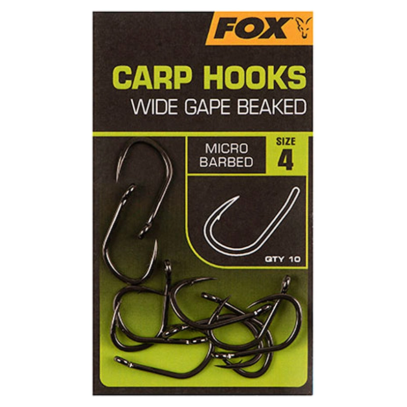 Fox Carp Hooks Wide Gape 4 Fox Carp Hooks Wide Gape - Image 2