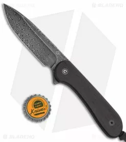 CIVIVI Elementum Fixed Blade Knife Flat Black Ebony (4" Damascus) C2105-DS1 -Avokelavavat Sales Store CIVIVI Elementum Fixed Blade Flat Black Ebony Damascus BHQ 144188 jr bottlecap