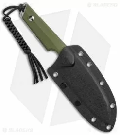 CIVIVI Kepler Fixed Blade Knife OD Green G-10 W/Lanyard (4.5" Satin) -Avokelavavat Sales Store CIVIVI Kepler Fixed Blade OD Green G 10 Satin C2109A BHQ 106960 jr sheath