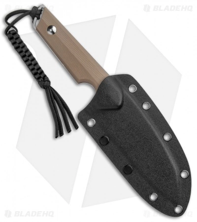 CIVIVI Kepler Fixed Blade Knife Tan G-10 W/Lanyard (4.5" Satin) 5 CIVIVI Kepler Fixed Blade Knife Tan G-10 W/Lanyard (4.5" Satin) - Image 3