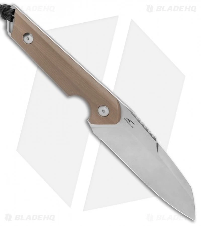 CIVIVI Kepler Fixed Blade Knife Tan G-10 W/Lanyard (4.5" Satin) 4 CIVIVI Kepler Fixed Blade Knife Tan G-10 W/Lanyard (4.5" Satin) - Image 2