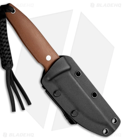 CIVIVI Terzuola Tamashii Fixed Blade Knife Brown Micarta (4" SW) C19046-5 4 CIVIVI Terzuola Tamashii Fixed Blade Knife Brown Micarta (4" SW) C19046-5 - Image 2