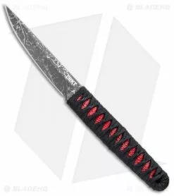 CRKT Burnley Obake Fixed Blade Knife Red (3.64" Gray TiNi) 2367R