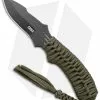CRKT Crawford Thunder Strike Neck Knife Green Paracord (2.8" Black) 2032 -Avokelavavat Sales Store CRKT Crawford Thunder Strike Neck Green Paracord Black BHQ 27278 jr