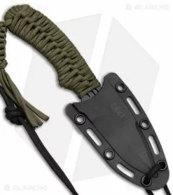 CRKT Crawford Thunder Strike Neck Knife Green Paracord (2.8" Black) 2032 9 CRKT Crawford Thunder Strike Neck Knife Green Paracord (2.8" Black) 2032 -Avokelavavat Sales Store CRKT Crawford Thunder Strike Neck Green Paracord Black BHQ 27278 jr sheath