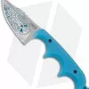 CRKT Folts Minimalist Bowie Cthulhu Neck Knife Blue GRN (2" Satin) 2387O -Avokelavavat Sales Store CRKT Folts Minimalist Bowie Cthulhu Neck Knife Blue G 10 Satin BHQ 119325 jr