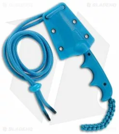 CRKT Folts Minimalist Bowie Cthulhu Neck Knife Blue GRN (2" Satin) 2387O 7 CRKT Folts Minimalist Bowie Cthulhu Neck Knife Blue GRN (2" Satin) 2387O -Avokelavavat Sales Store CRKT Folts Minimalist Bowie Cthulhu Neck Knife Blue G 10 Satin BHQ 119325 jr sheath