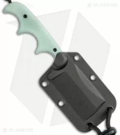 CRKT Folts Minimalist Cleaver Neck Knife Natural G-10 (2.1" Black Smokewash D2) -Avokelavavat Sales Store CRKT Folts Minimalist Cleaver Neck Knife Natural G 10 Black SW BHQ 119272 jr sheath