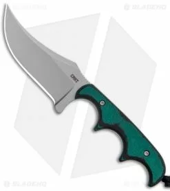 CRKT Folts Minimalist Persian Neck Knife Green G-10 (2.1" Bead Blast) 2379